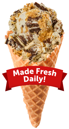 Scoop of Cheesecake Made with OREO with Graham Ice Cream