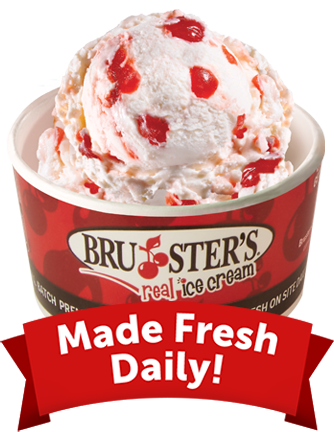 Scoop of Non Dairy Cherry Vanilla
