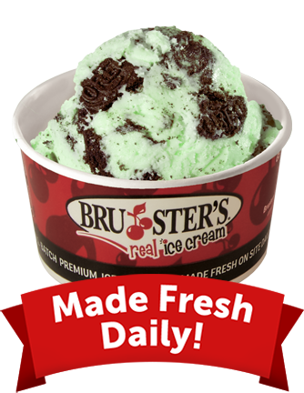 Scoop of Non Dairy Mint Made With OREO®