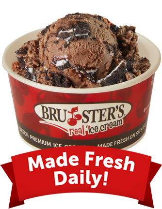Scoop of Non Dairy Triple Chocolate Made With OREO®