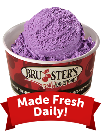 Scoop of Ube Ice Cream