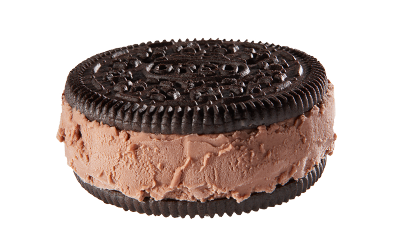 Ice Cream Sandwich made with OREO Wafers